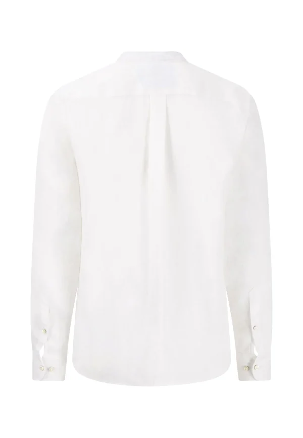 FYNCH-HATTON Linen shirt with a stand -up collar - Image 2
