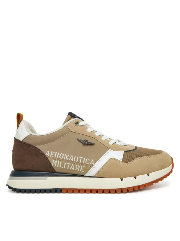 Aeronautica Militare Casual sneakers with metal eagle