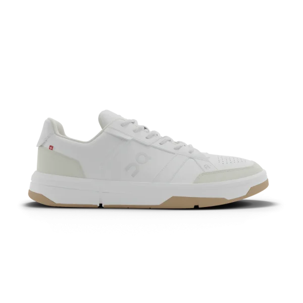 On The Roger Clubhouse Men Lifestyle Shoes White/Ivory