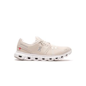 On Cloud 6 Women Lifestyle Sneakers Pearl/White