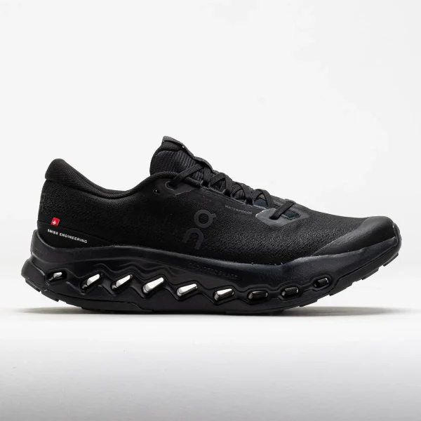 On Cloudsurfer Trail 2 Wp Women Trail Running Shoes Black