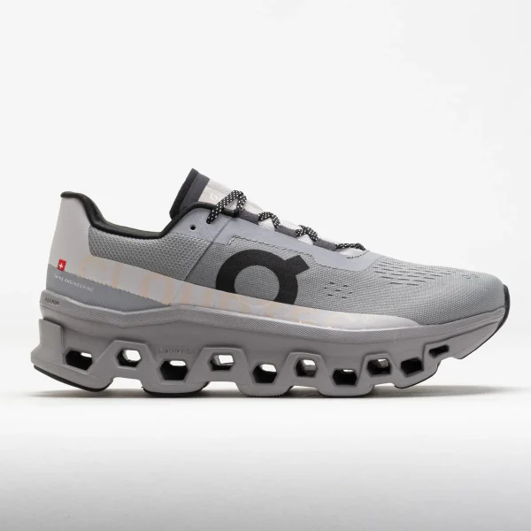 On Cloudmonster Men Running Sneakers Alloy/Silver