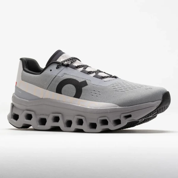 On Cloudmonster Men Running Sneakers Alloy/Silver - Image 2