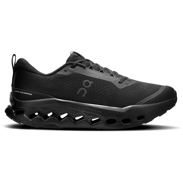 On Cloudsurfer Trail 2 Men Trail Running Shoes Black/Eclipse
