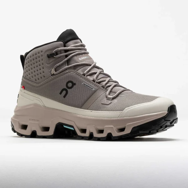 On Cloudrock Mid Wp 1 Men Hiking Shoes Cinder/Desert - Image 2