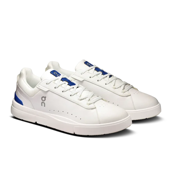 On THE ROGER Advantage 1 Men White/Indigo - Image 2