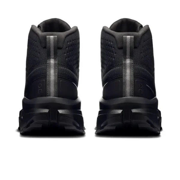 On Cloudrock Mid Waterproof Men Hiking Sneakers Black - Image 2