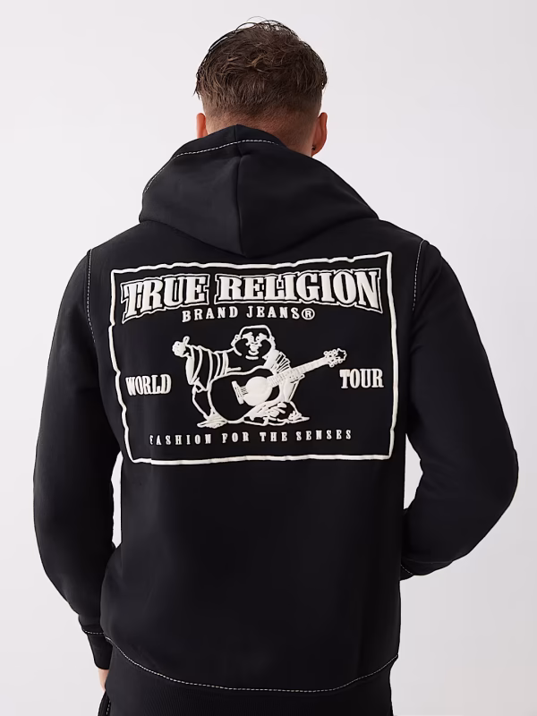 TRUE RELIGION BIG T ZIP HOODIE - Image 2