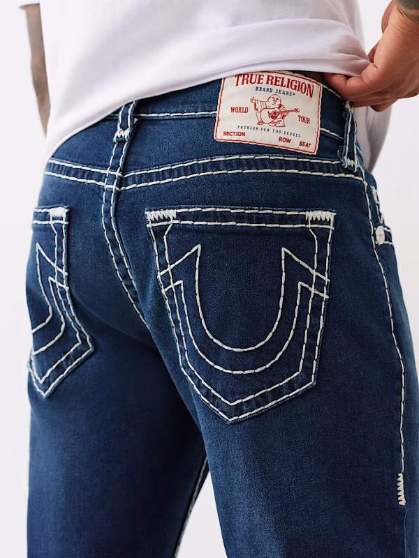TRUE RELIGION ROCCO SUPER T SKINNY JEAN 32"