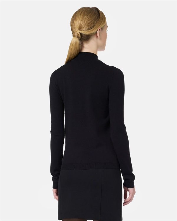 ICEBERG Slim Fit Turtleneck Black Iceberg - Image 2