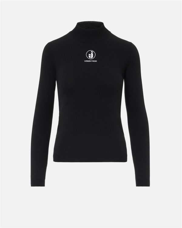 ICEBERG Slim Fit Turtleneck Black Iceberg