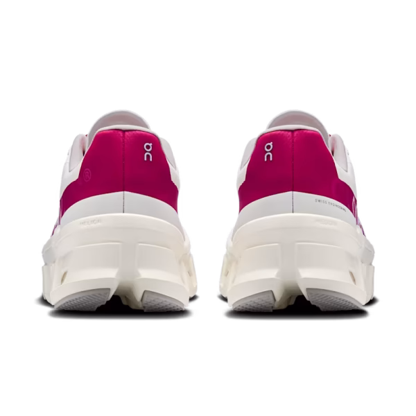 On Cloudmonster Women Running Shoes Ivory/Grenadine - Image 3