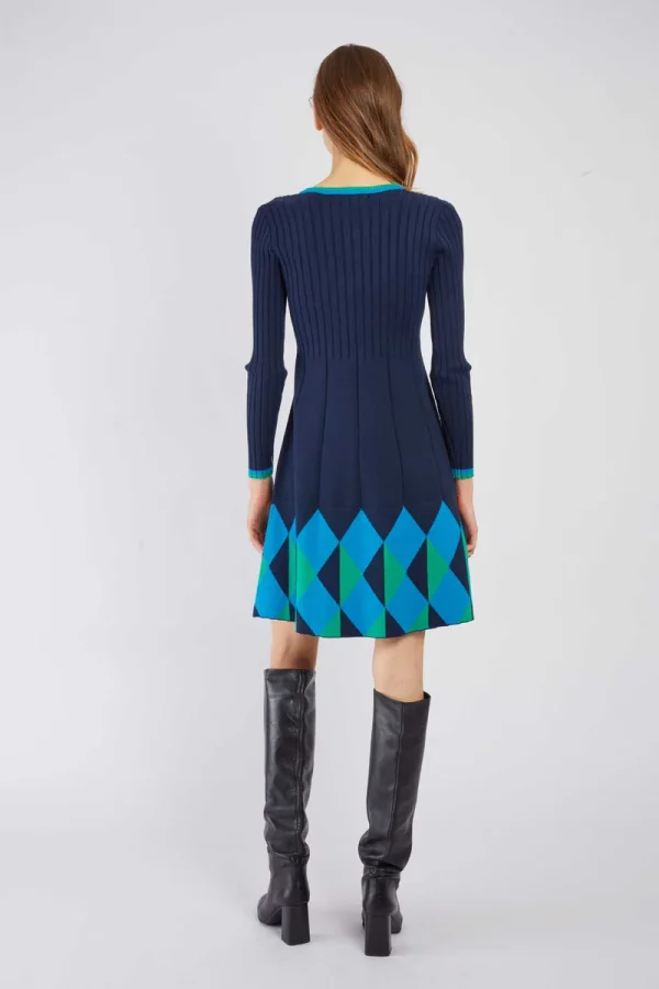 René-Derhy CAMELIA short knit dress - Image 2