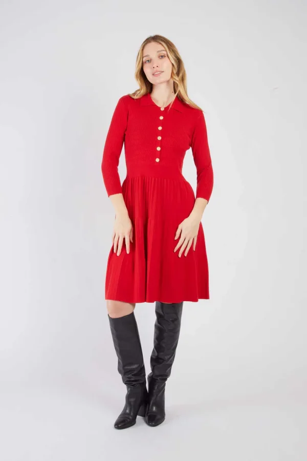 René-Derhy CATARINA short knit dress