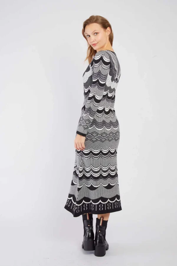René-Derhy CECILE long knit dress - Image 2