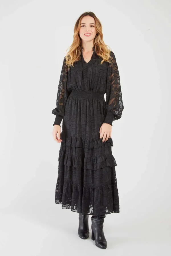 René-Derhy ELMA plain long dress