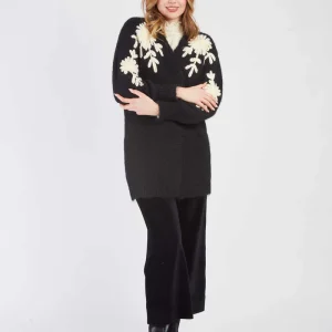 René-Derhy Long knitted vest BADMINTON