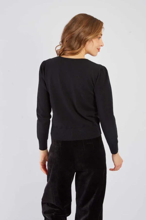 René-Derhy BASIL lace knot knit vest - Image 2
