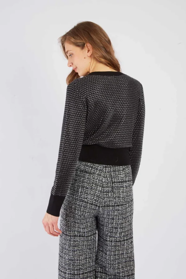 René-Derhy BELISE metallic effect mesh vest - Image 2