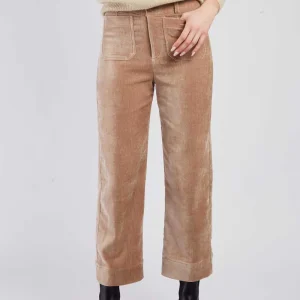 René-Derhy FLAURIANE straight velvet pants