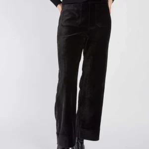 René-Derhy FLAURIANE straight velvet pants