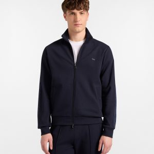 Harmont & Blaine Full-Zip Sweatshirt with Logo Stripes