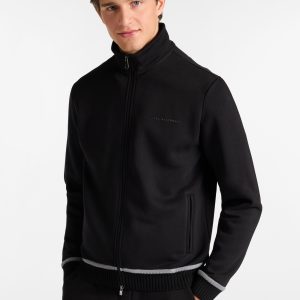 Harmont & Blaine Full-Zip Sweatshirt with High Neck and Ribbed Hem null