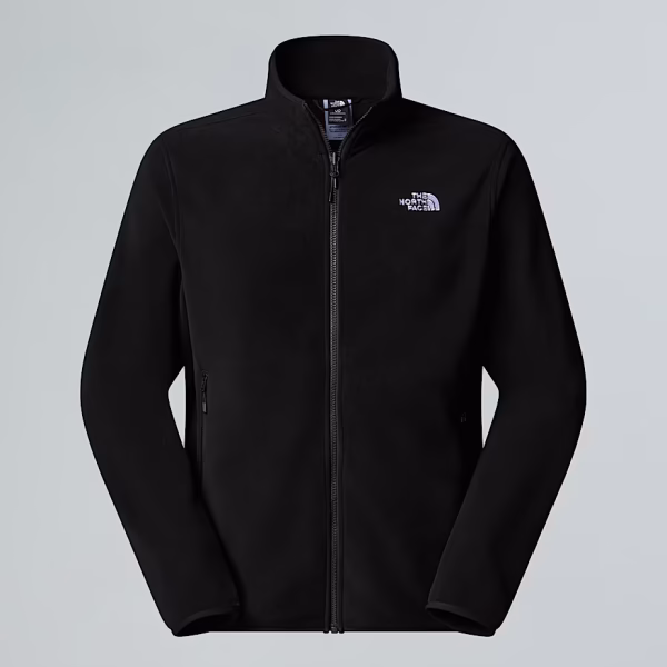 The North Face Glacier Fleece Full Zip Men Hiking Fleece Black