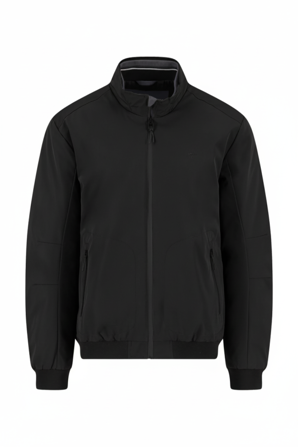 FYNCH-HATTON Functional jacket with stand-up collar and zip pockets