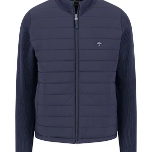 FYNCH-HATTON Knitted cardigan with zip and side pockets