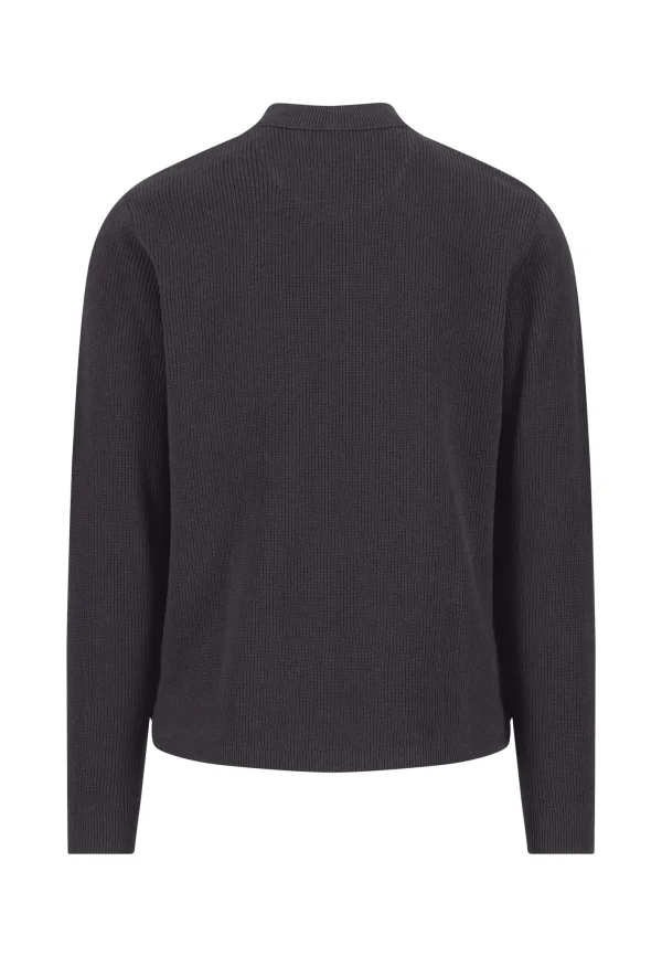 FYNCH-HATTON Knitted cardigan with zip and side pockets - Image 2