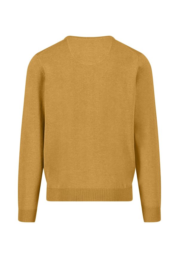 FYNCH-HATTON Fine-knit cotton sweater with round neck - Image 2