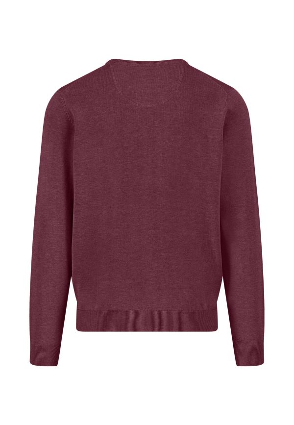 FYNCH-HATTON Fine-knit cotton sweater with round neck - Image 2