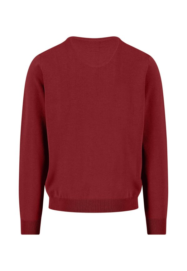 FYNCH-HATTON Fine-knit cotton V-neck sweater - Image 2