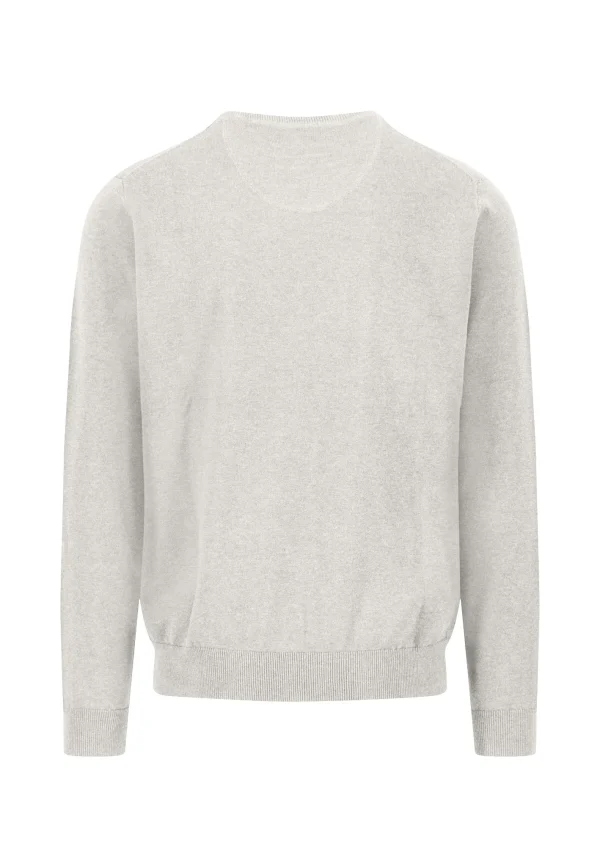 FYNCH-HATTON Fine-knit cotton V-neck sweater - Image 2