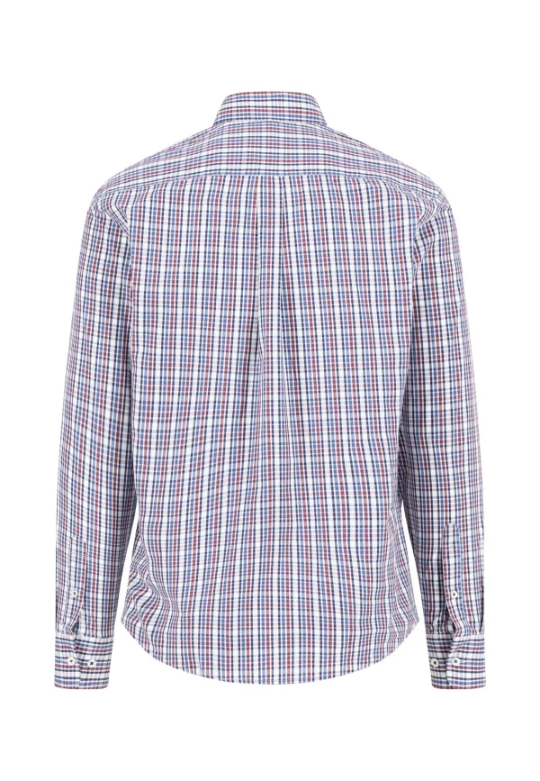 FYNCH-HATTON Checked cotton shirt with button-down collar - Image 2