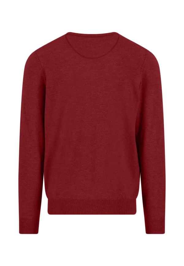 FYNCH-HATTON Fine-knit Merino cashmere sweater with round neck - Image 2