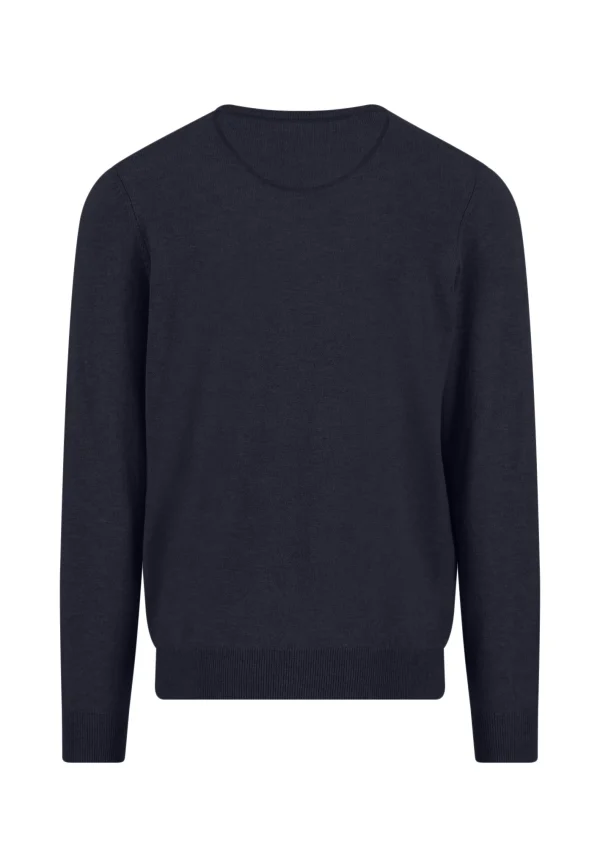 FYNCH-HATTON Fine-knit Merino cashmere sweater with round neck - Image 2