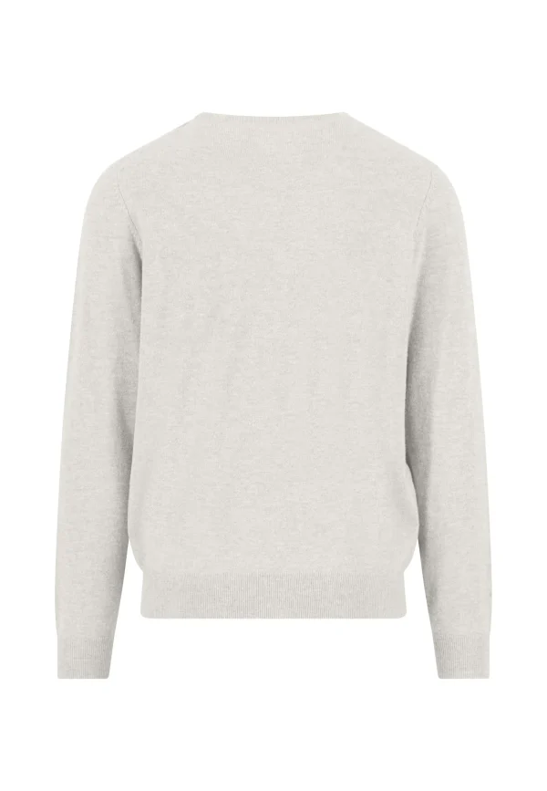 FYNCH-HATTON Fine-knit Merino cashmere sweater with round neck - Image 2