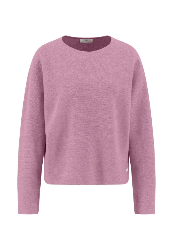 FYNCH-HATTON Wool-cashmere blend sweater with round neck