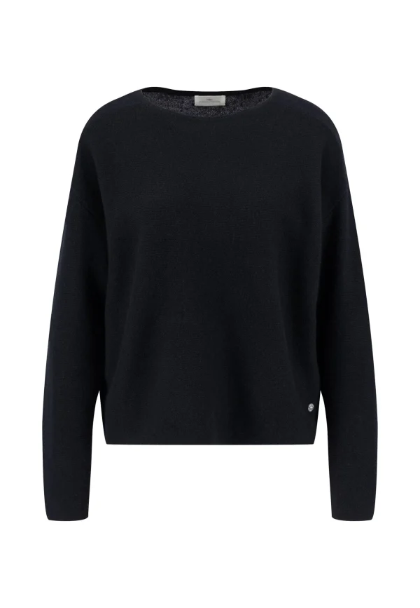 FYNCH-HATTON Wool-cashmere blend sweater with round neck