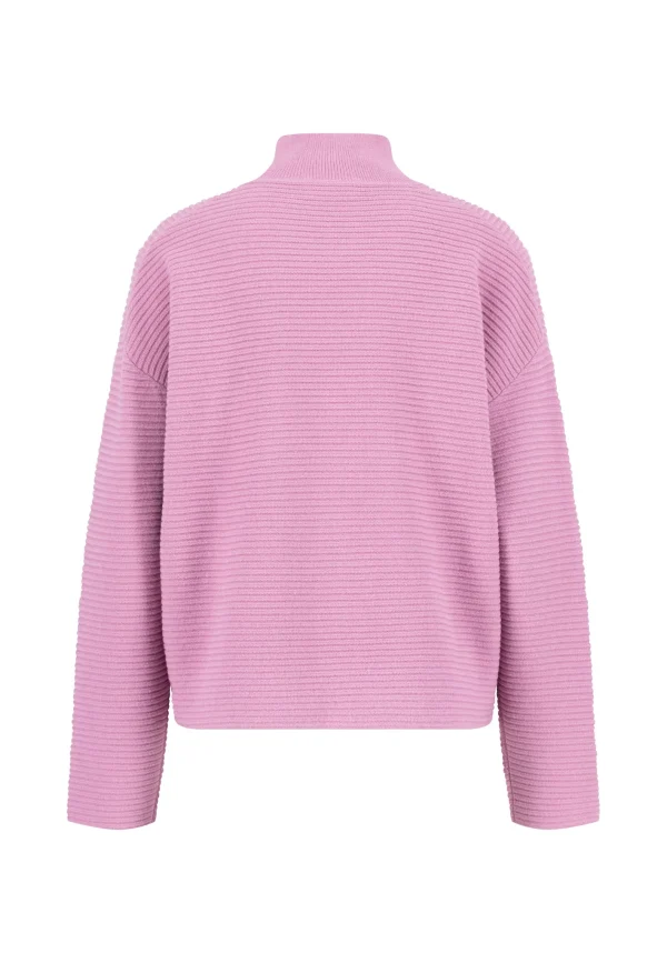 FYNCH-HATTON Knitted sweater made of wool-cashmere mix with textured pattern - Image 2