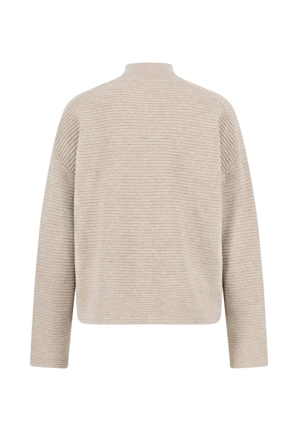 FYNCH-HATTON Knitted sweater made of wool-cashmere mix with textured pattern - Image 2