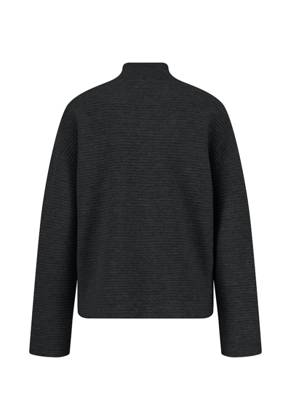 FYNCH-HATTON Knitted sweater made of wool-cashmere mix with textured pattern - Image 2