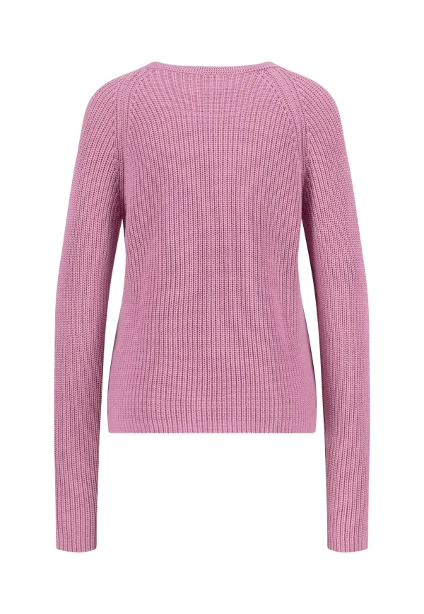 FYNCH-HATTON Pure cotton knitted sweater with round neck - Image 2