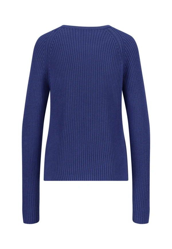 FYNCH-HATTON Pure cotton knitted sweater with round neck - Image 2