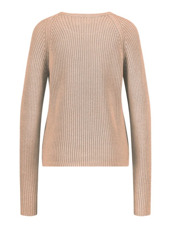 FYNCH-HATTON Pure cotton knitted sweater with round neck - Image 2