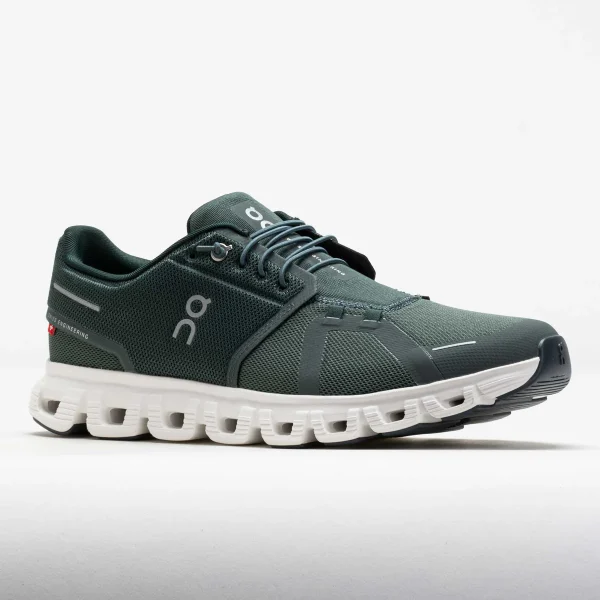 On Cloud 6 Men Lifestyle Shoes Olive/Evergreen - Image 2
