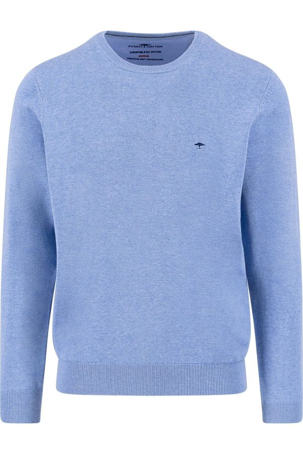 FYNCH-HATTON Fine knit sweater with round neck