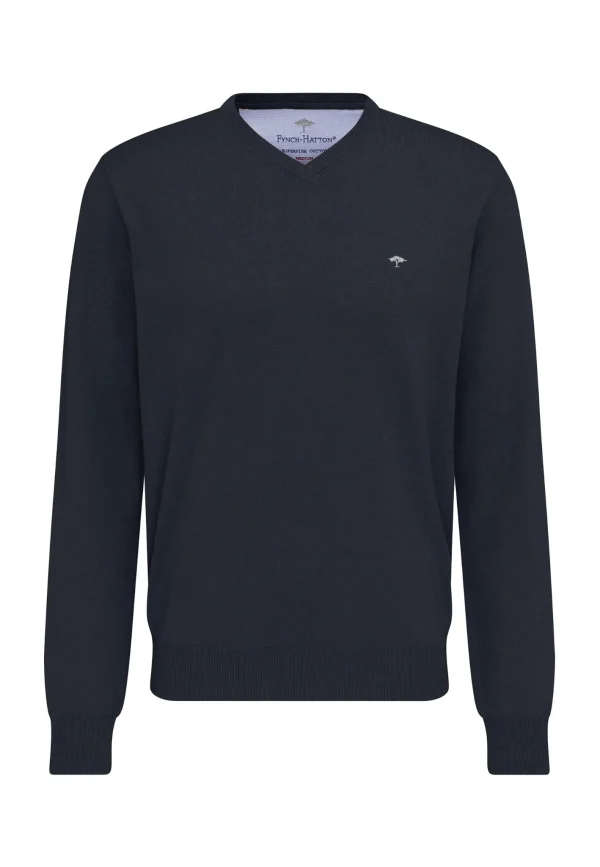 FYNCH-HATTON V-neck cotton sweater